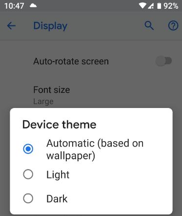 Πώς να αλλάξετε το θέμα στο Android P 9.0