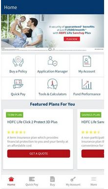 Εφαρμογή HDFC Life Insurance