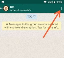 Ρυθμίσεις WhatsApp Group στο Android