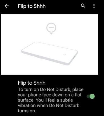 Ενεργοποιήστε το Flipp to Shhh Gesture για αυτόματη ενεργοποίηση της λειτουργίας DND στο Pixel 3a