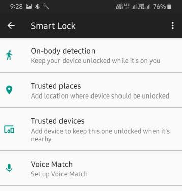 ενεργοποιήστε και χρησιμοποιήστε το Samsung A50 Smart Lock