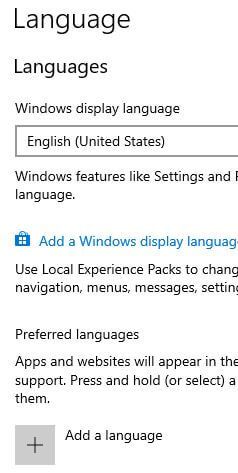 Πώς να εγκαταστήσετε νέα γλώσσα στα Windows 10